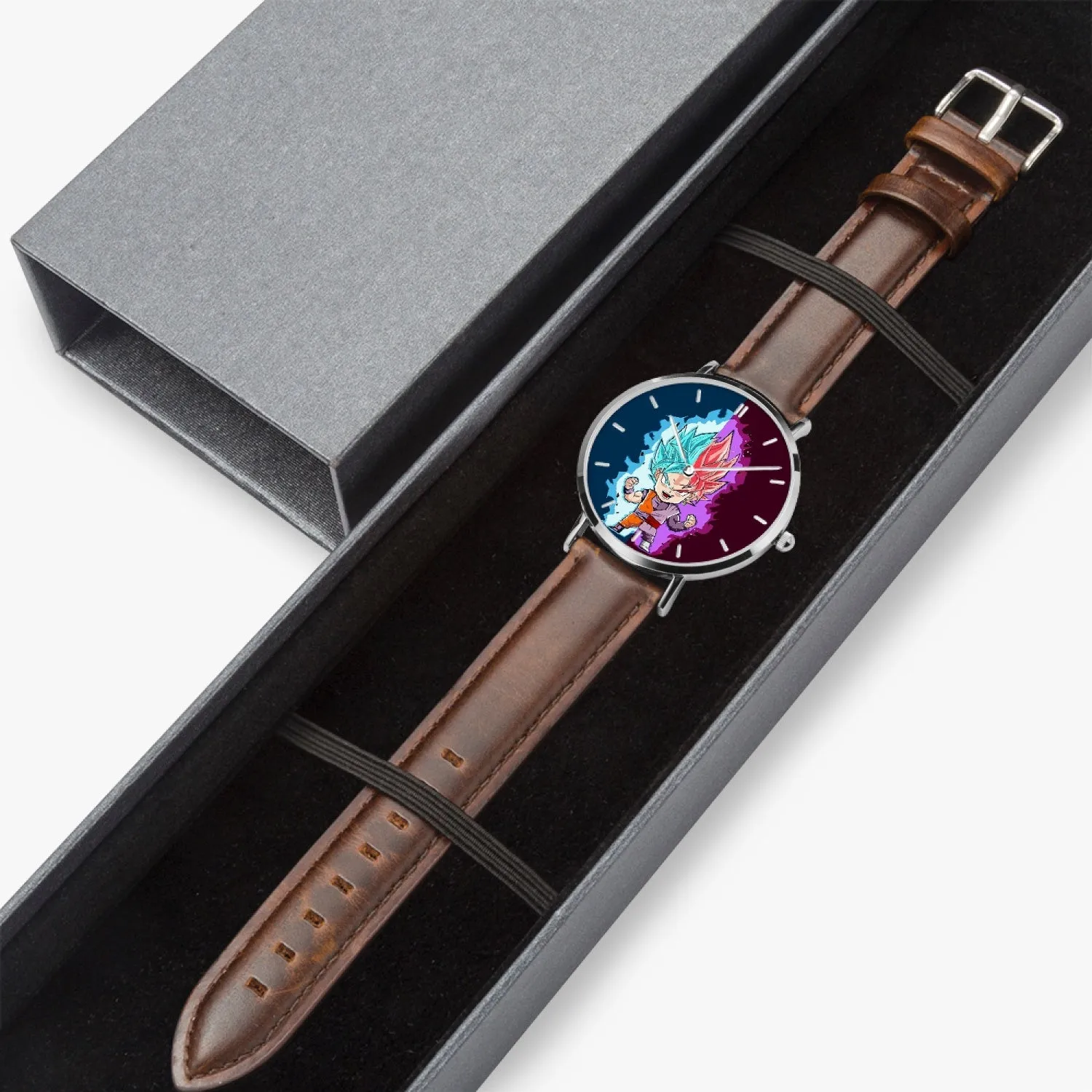 DBZ-Store Dope Super Cute Chibi Blue Vegito Goku Rose Watch