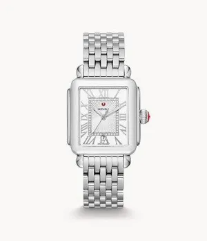 Deco Madison Stainless Diamond Dial Watch