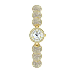 Diamond-inlaid Women Chain Watch - Elegant Accessory