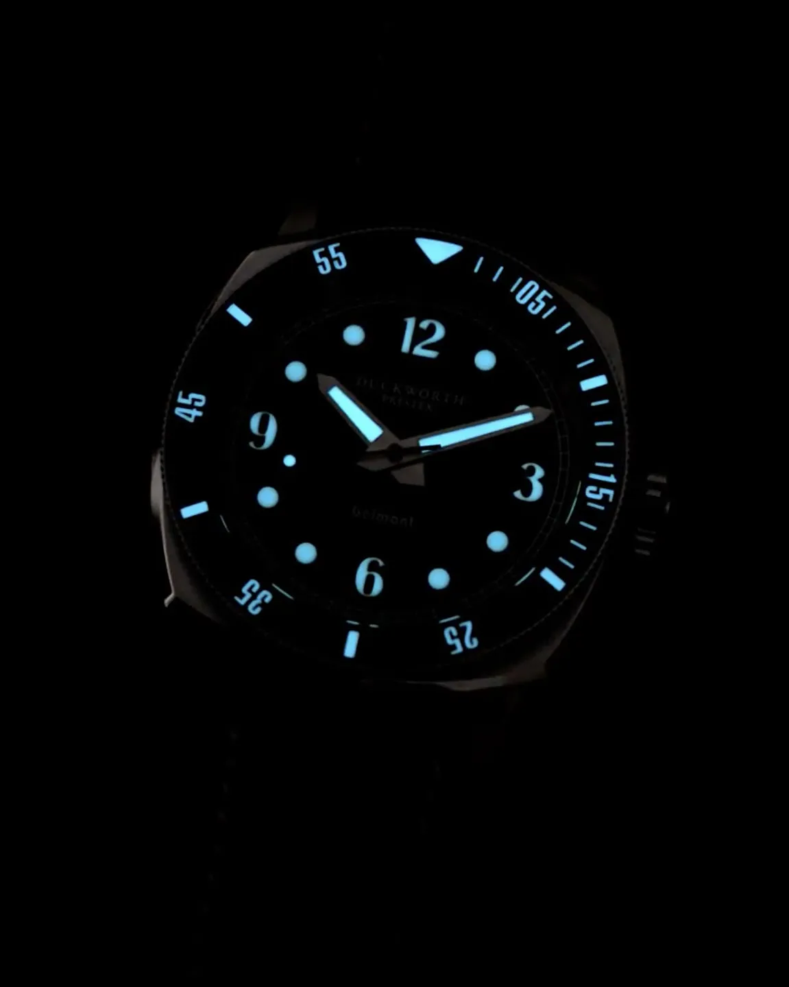 DP Watch Belmont Dive Green Green Rubber