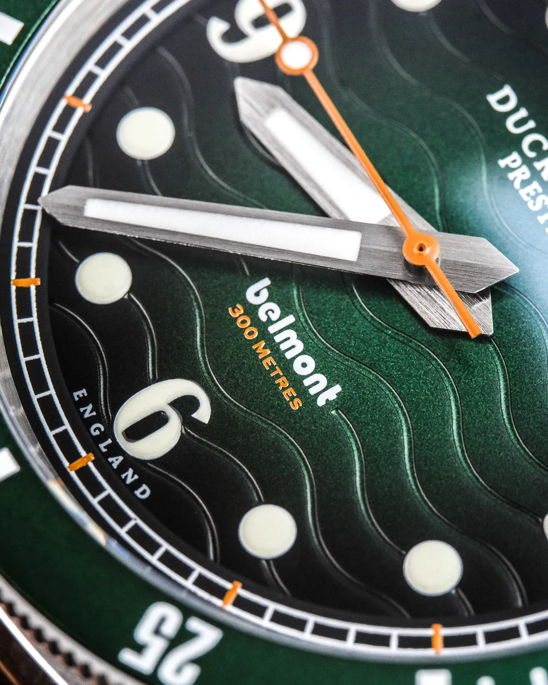 DP Watch Belmont Dive Green Green Rubber