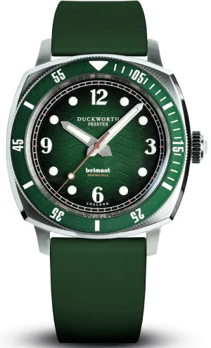 DP Watch Belmont Dive Green Green Rubber