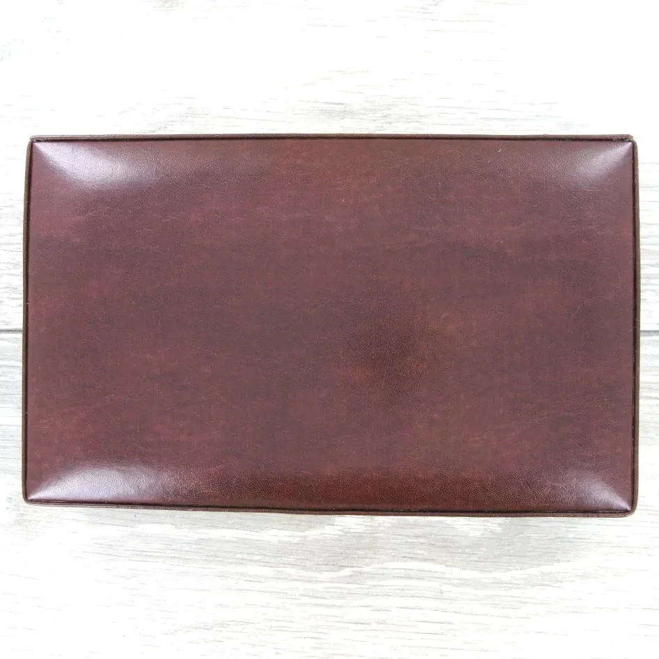 Dulwich Designs Windsor Brown Leather 10 Piece Watch Box 71213