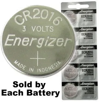 Energizer Lithium ECR2016, On Tear Strip
