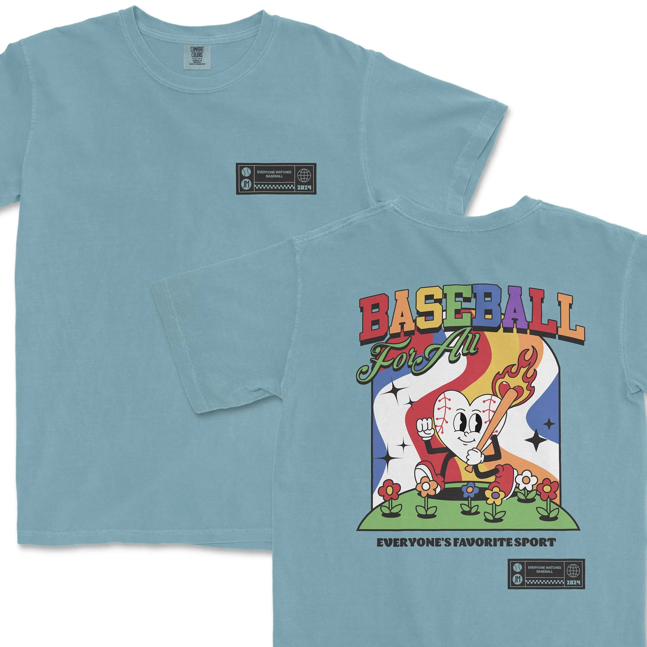 EVERYONE WATCHES BASEBALL | Comfort Colors Tee