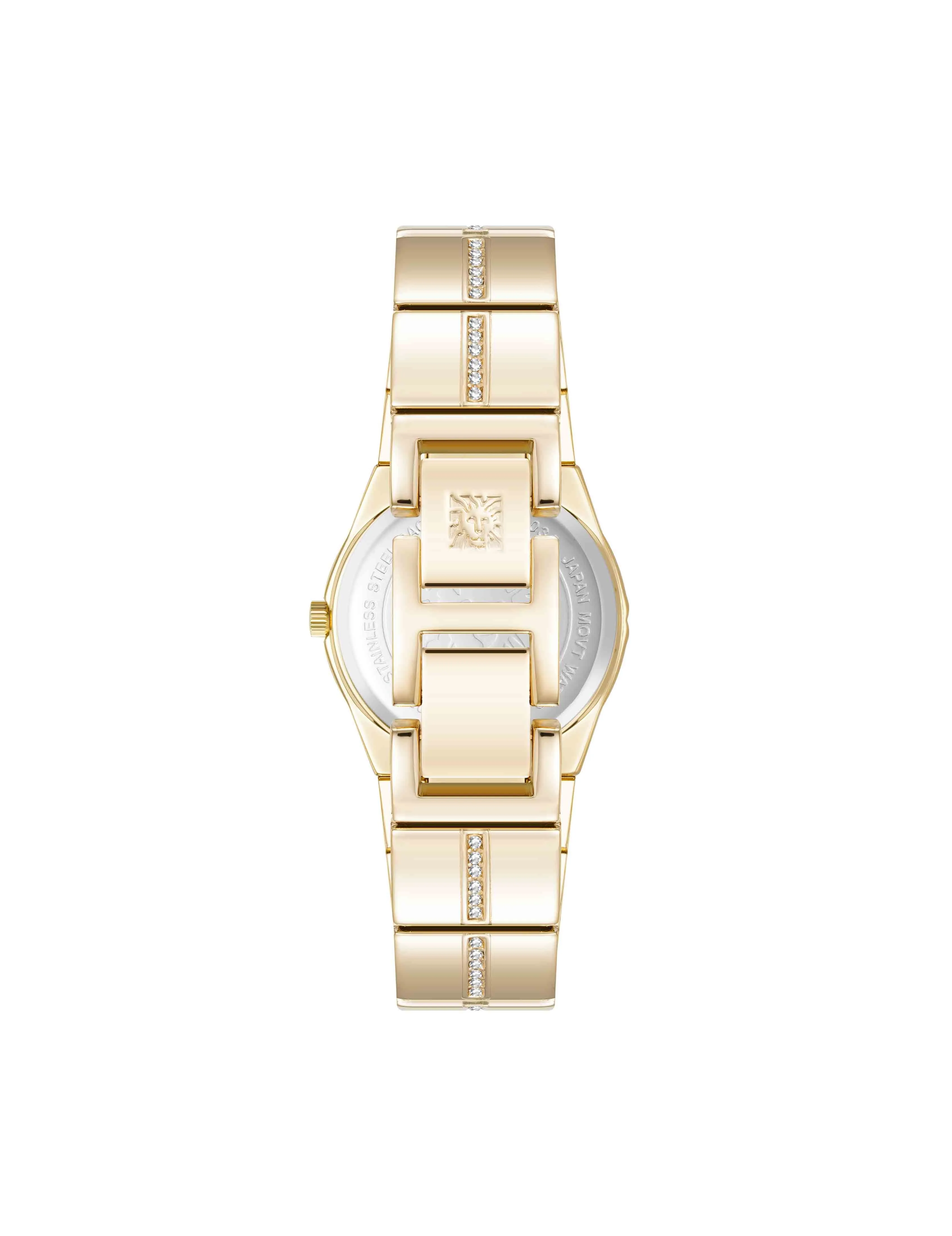 Faceted Crystal Bezel Watch
