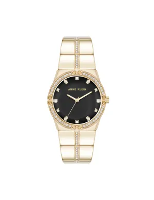 Faceted Crystal Bezel Watch