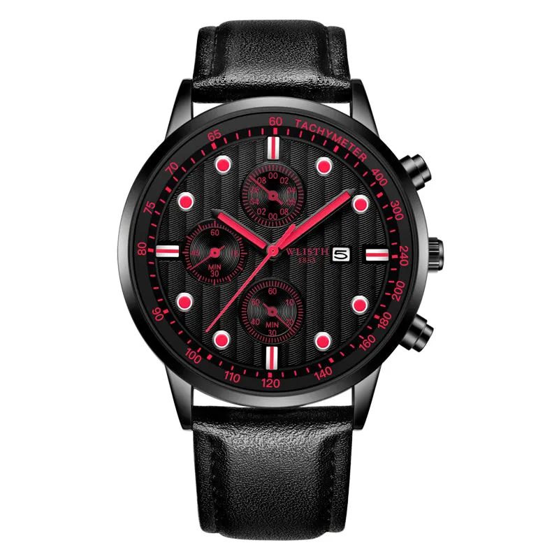 Fashion fake three-pin men's watch W11S8537