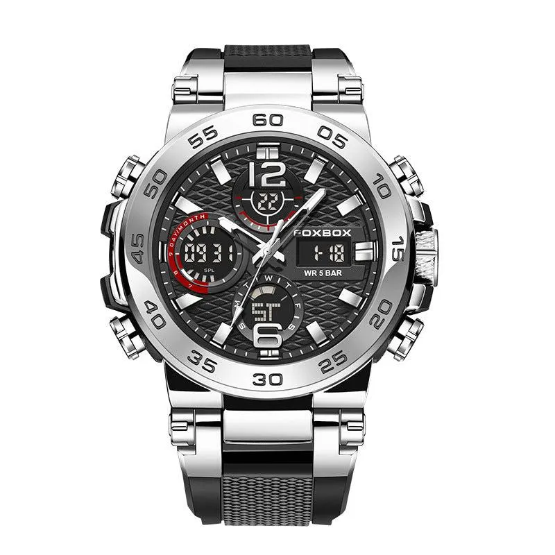 Foxbox Analog Digital Display Multifunctional Sport Watch for Men FB0033