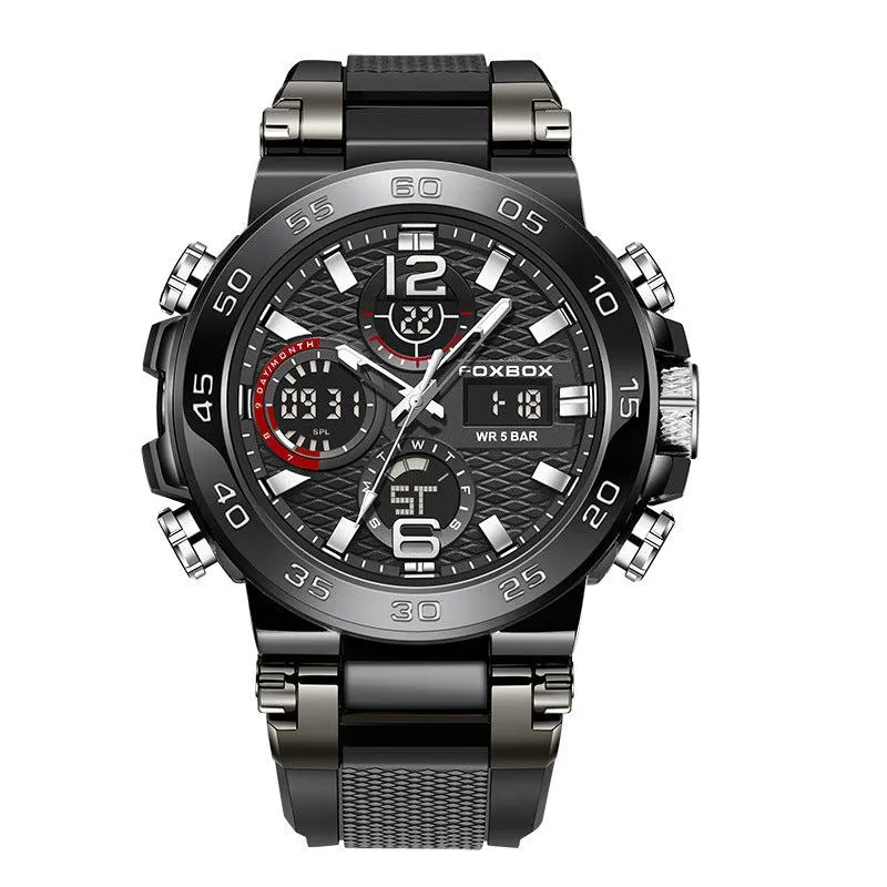 Foxbox Analog Digital Display Multifunctional Sport Watch for Men FB0033