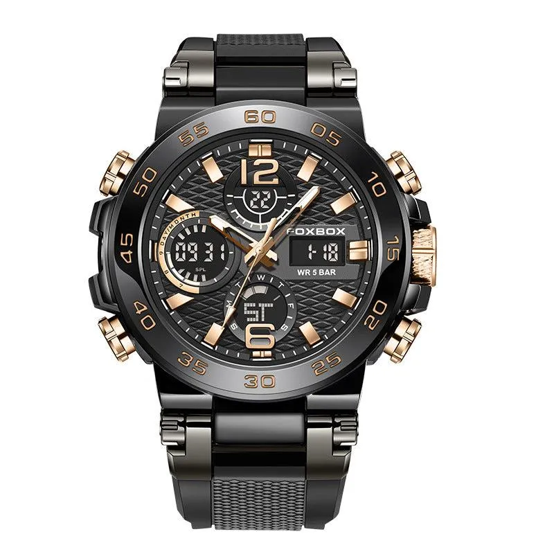Foxbox Analog Digital Display Multifunctional Sport Watch for Men FB0033