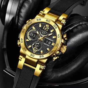 Foxbox Analog Digital Display Multifunctional Sport Watch for Men FB0033