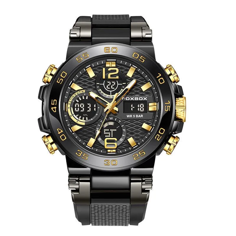 Foxbox Analog Digital Display Multifunctional Sport Watch for Men FB0033