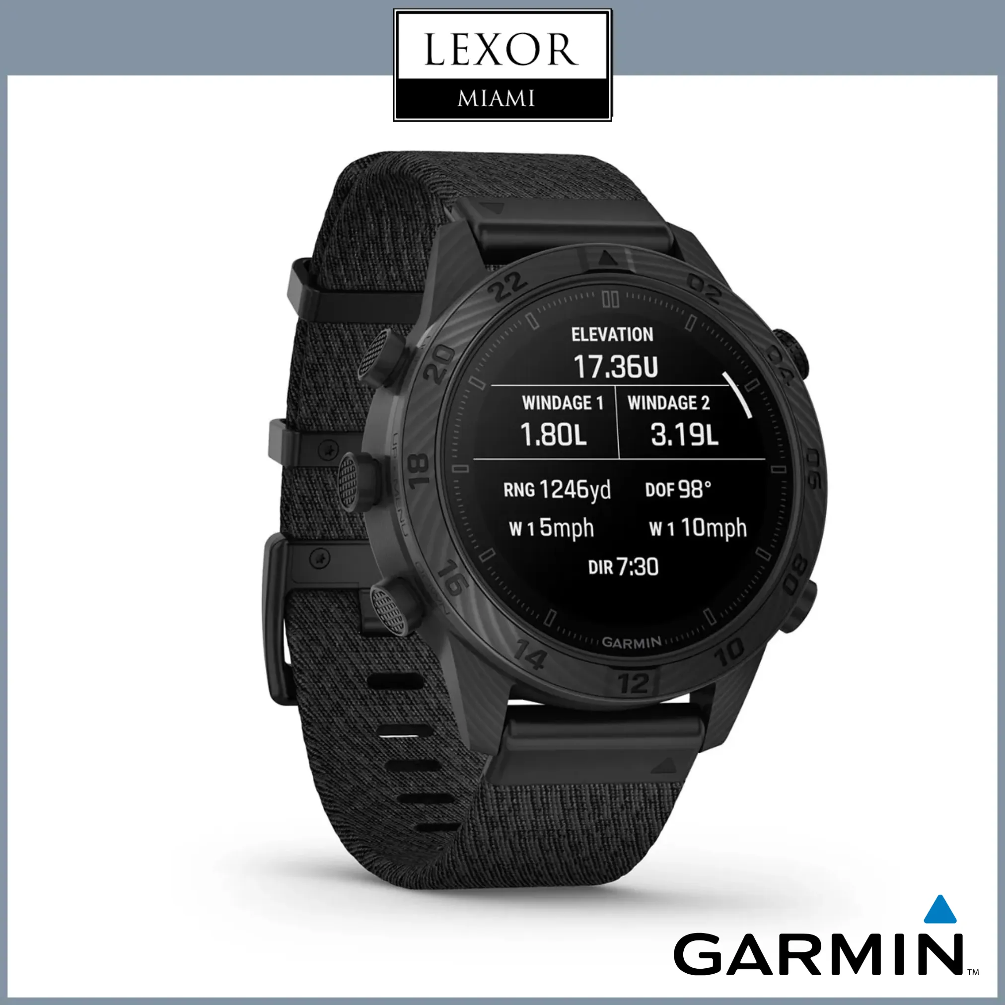 Garmin Watches MARQ® Commander (Gen 2) Carbon Edition 010-02722-00 UPC 753759327125