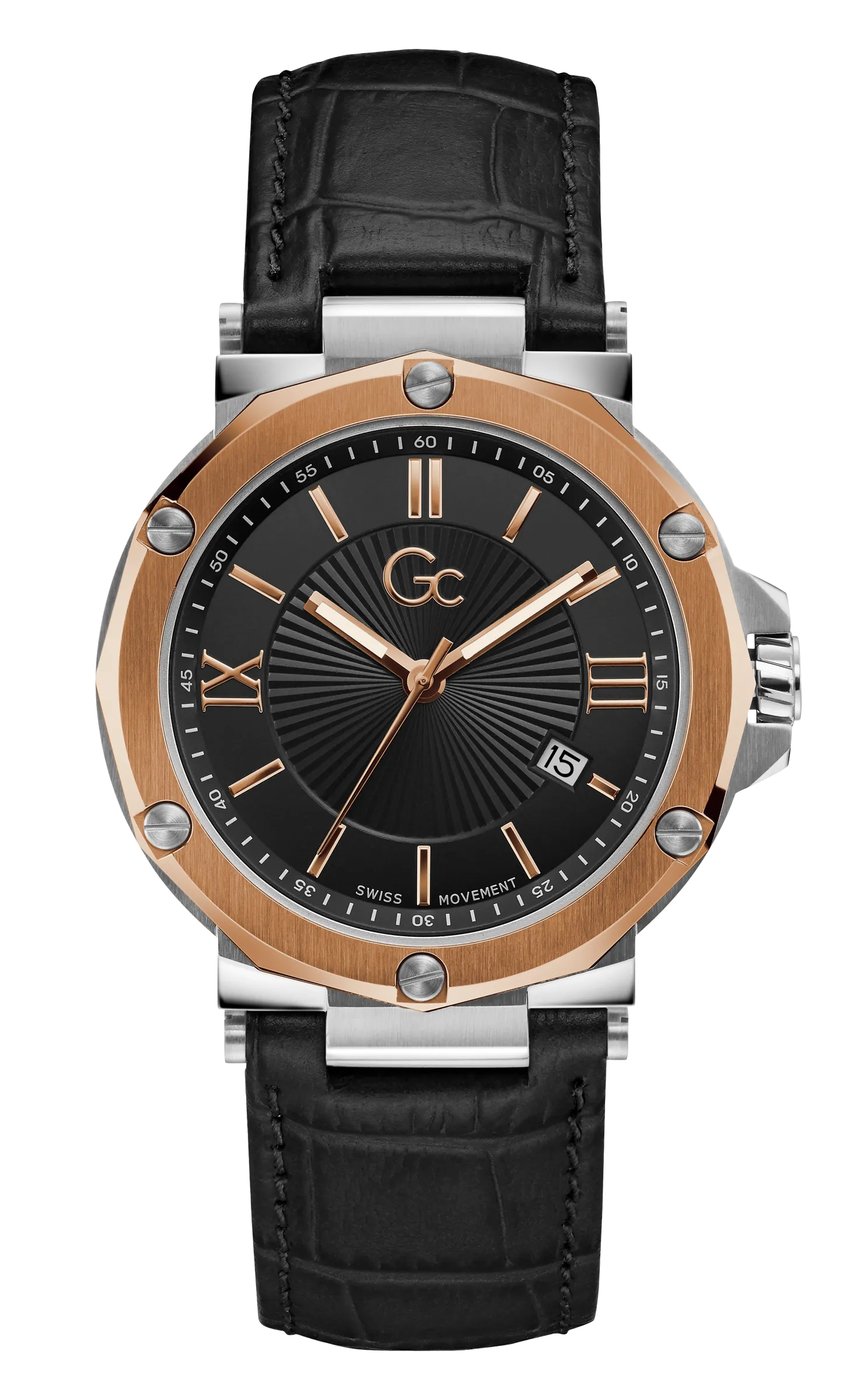 GC Black Dial Gents Watch - Y61005G2MF