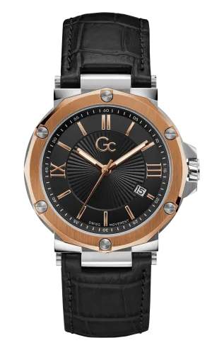 GC Black Dial Gents Watch - Y61005G2MF