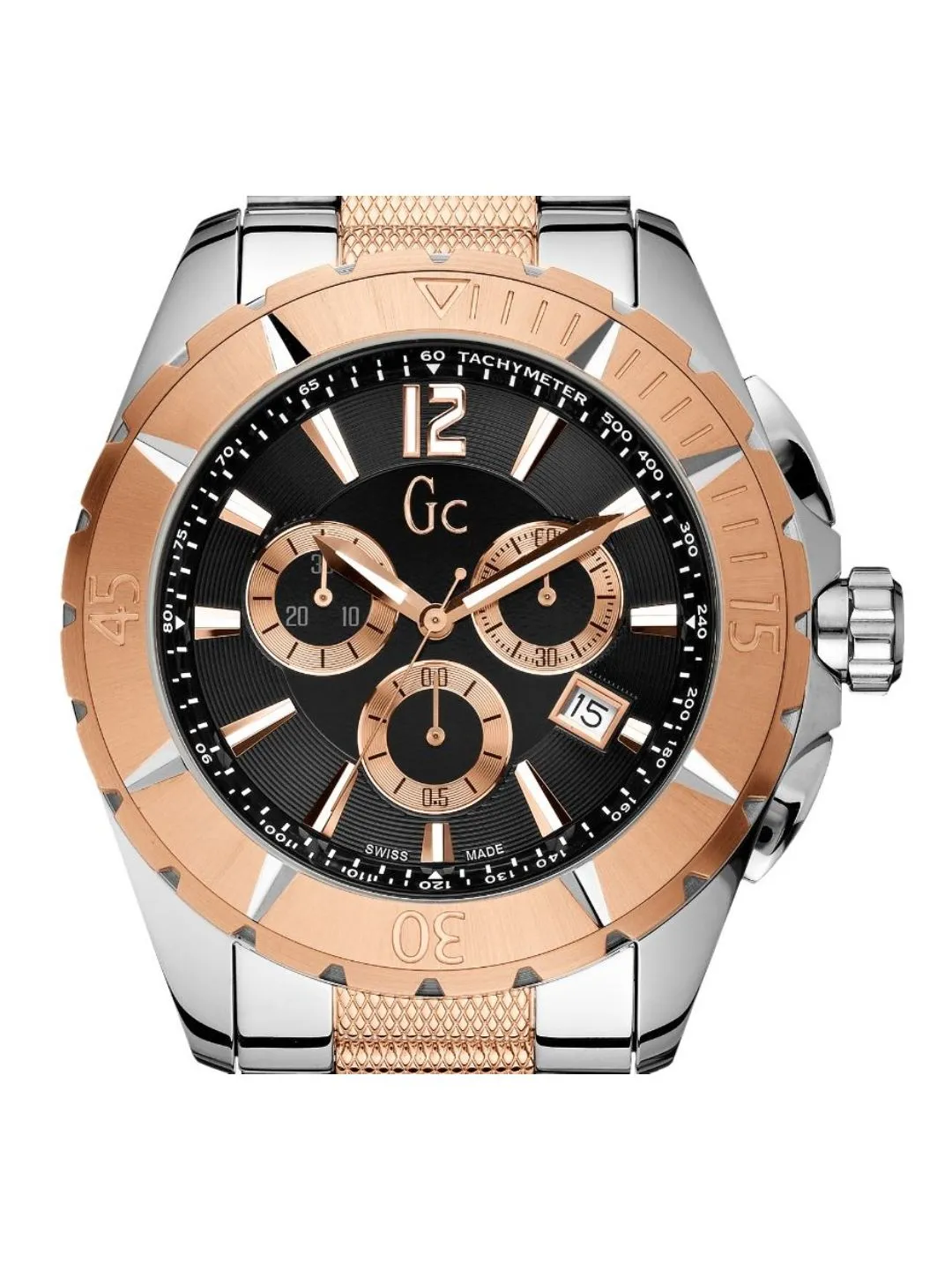 GC Gents Wrist Watch Black - X53003G2S