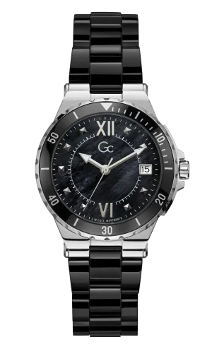 GC Ladies Wrist Watch Black - Y42002L2Mf