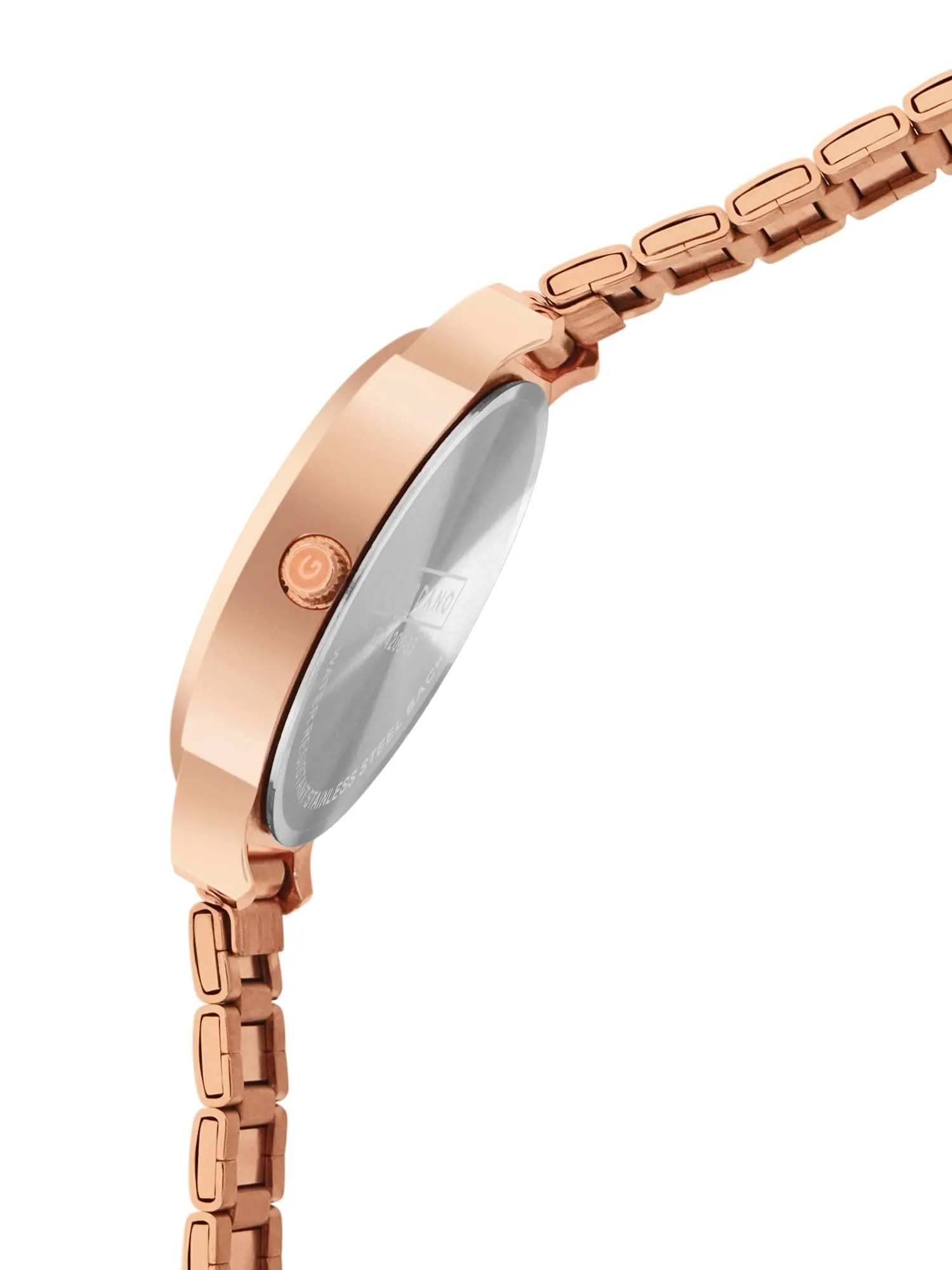 Giordano Analog Stylish Watch for Women Water Resistant Fashion Watch Round Shape with 3 Hand Mechanism Wrist Watch for Girls & Ladies to Compliment Your Look/Ideal Gift for Female - GD4206
