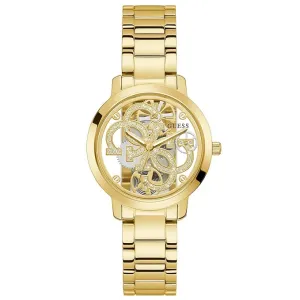 Guess Clear Gold Dial Women Analog Watch - GW0300L2