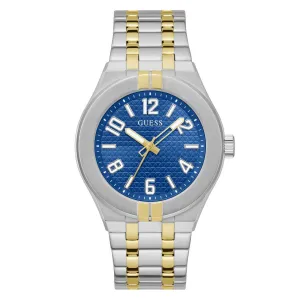 Guess Men 44 mm Blue Dial Analog Watch- GW0661G1