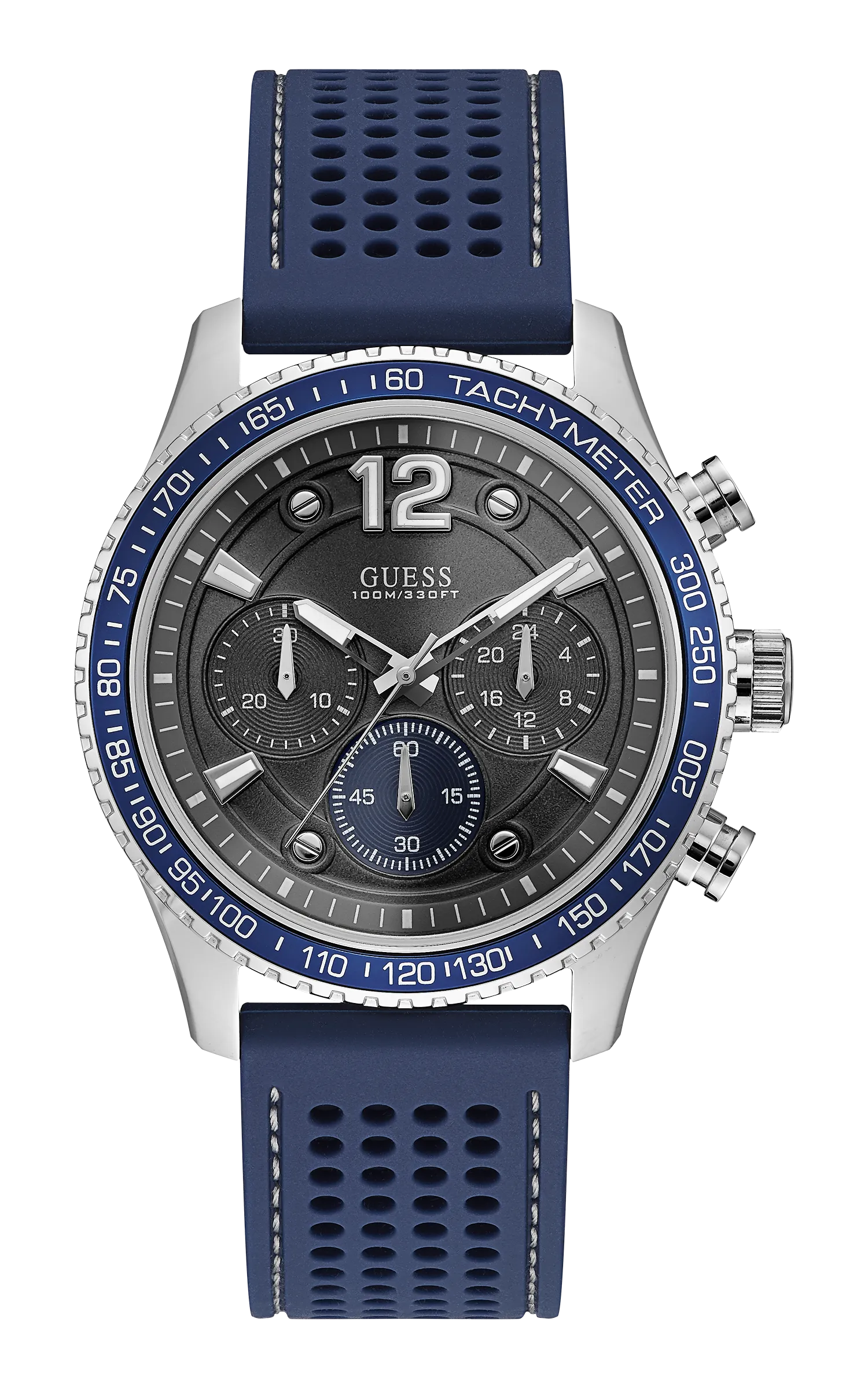Guess Men Grey Dial Chronograph Watch - W0971G2