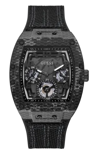 Guess Mens Black/Gunmetal Multi-function Watch - GW0422G2