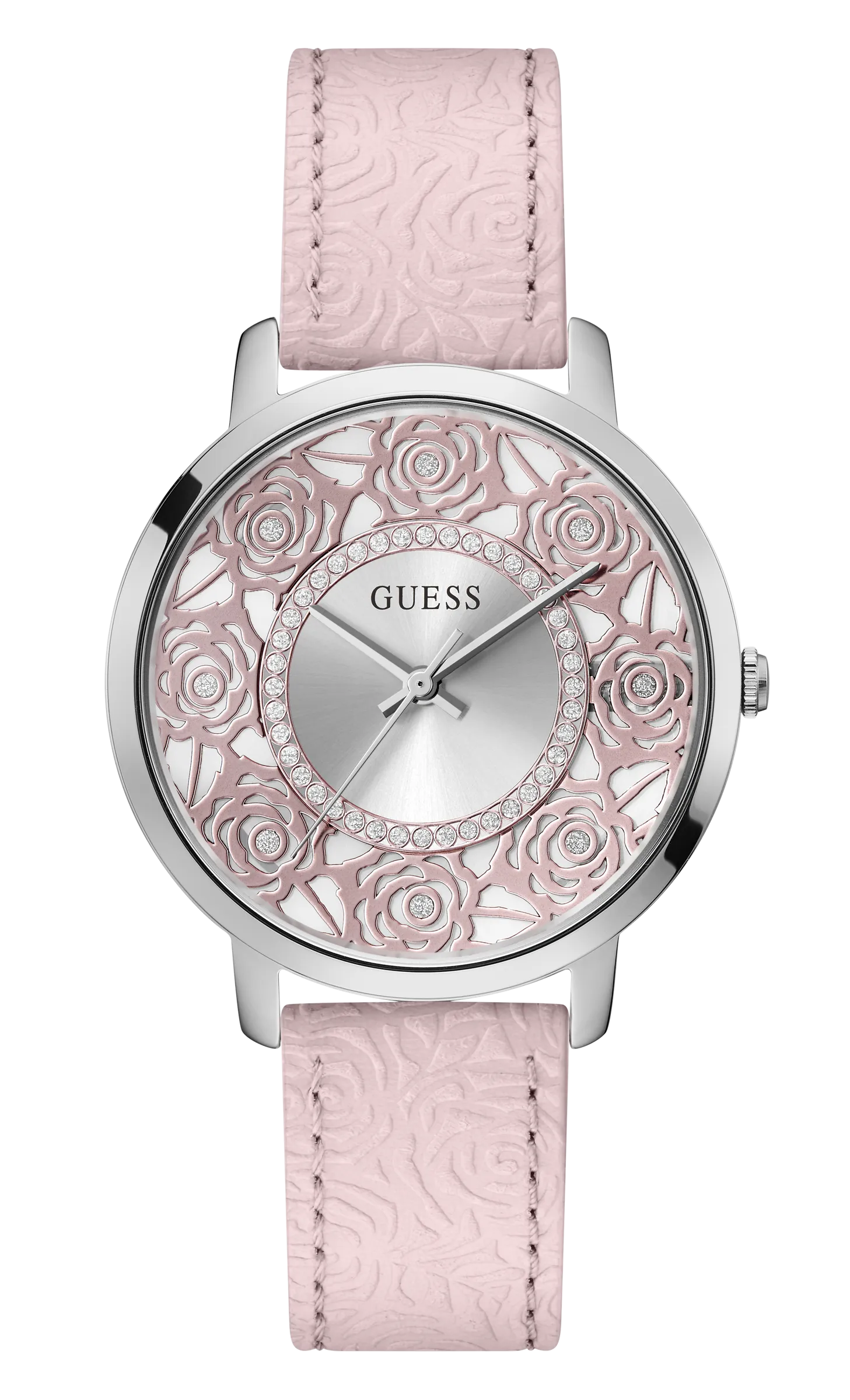 Guess Silver Dial Women Watch - GW0529L1