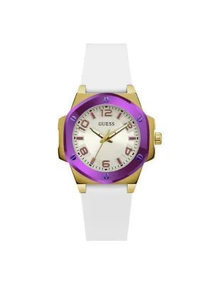 Guess White Dial Women Analog Watch - GW0556L2