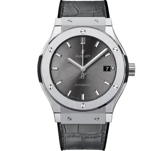 Hublot Pre-Owned Classic Fusion 542.Nx.7071.Lr 42Mm Titanium Men’S Watch