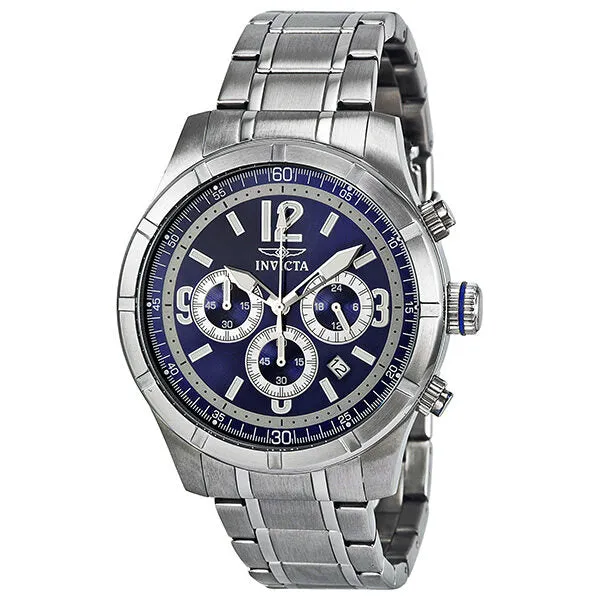 Invicta Specialty Classic Chronograph Blue Dial Men's Watch 11372