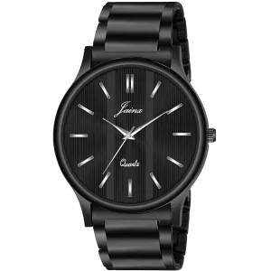 Jainx Premium Black Dial Chain Analogue Watch For Men - JM1182