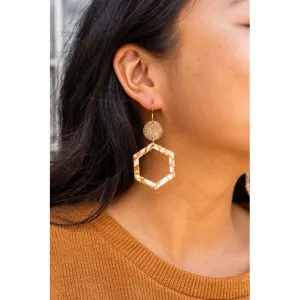 Lennox Earrings - Pumpkin Spice