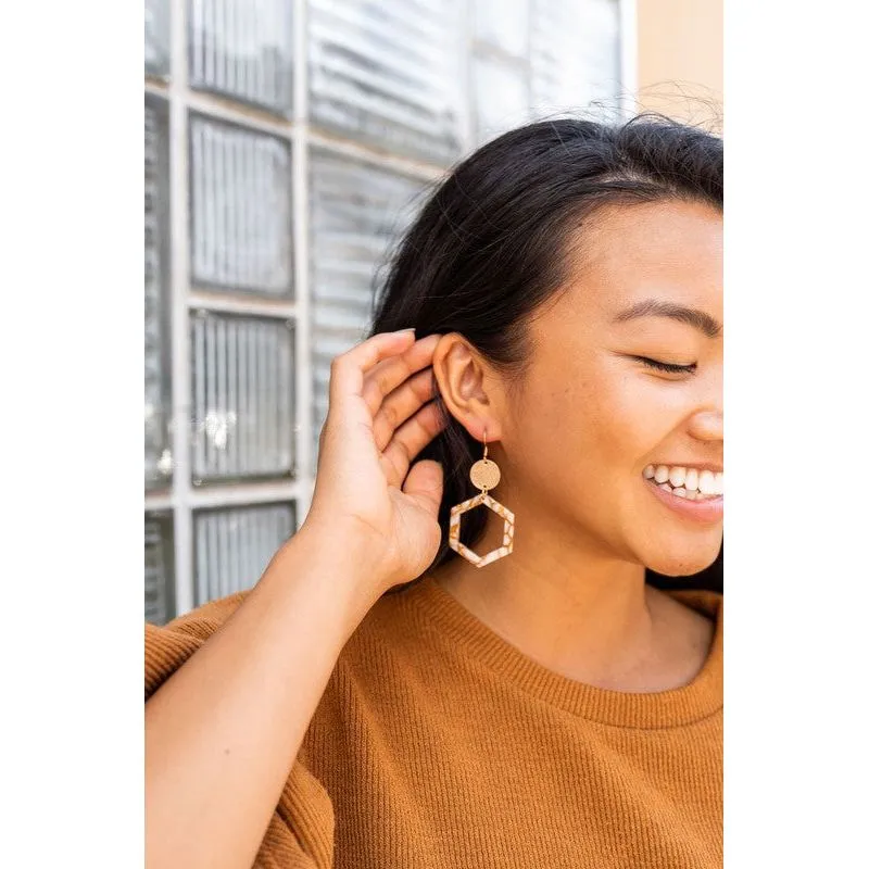 Lennox Earrings - Pumpkin Spice
