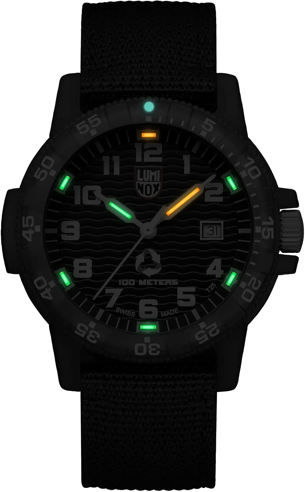 LMX Watch Sea Leatherback Sea Turtle Giant 32 Series Black
