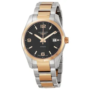 Longines Conquest Classic Automatic Black Dial Two-tone Men's Watch L2.785.5.56.7