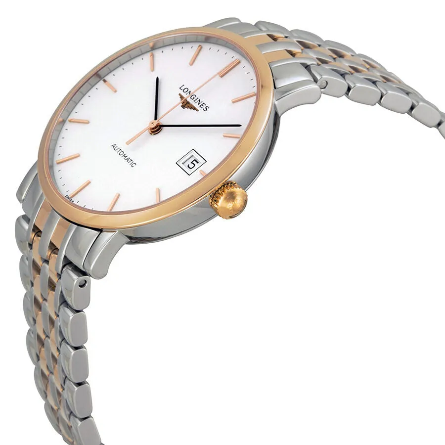 Longines Elegant Automatic White Dial Two-tone Steel Watch L4.810.5.12.7