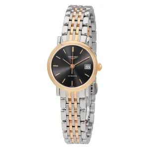 Longines Elegant Grey Dial Automatic Ladies Two Tone Watch L4.309.5.72.7