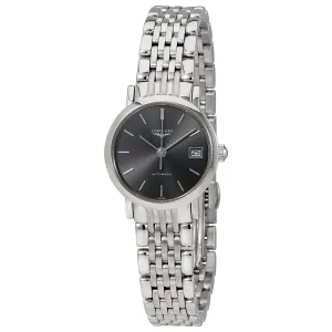 Longines Elegant Grey Dial Automatic Ladies Watch L4.309.4.72.6