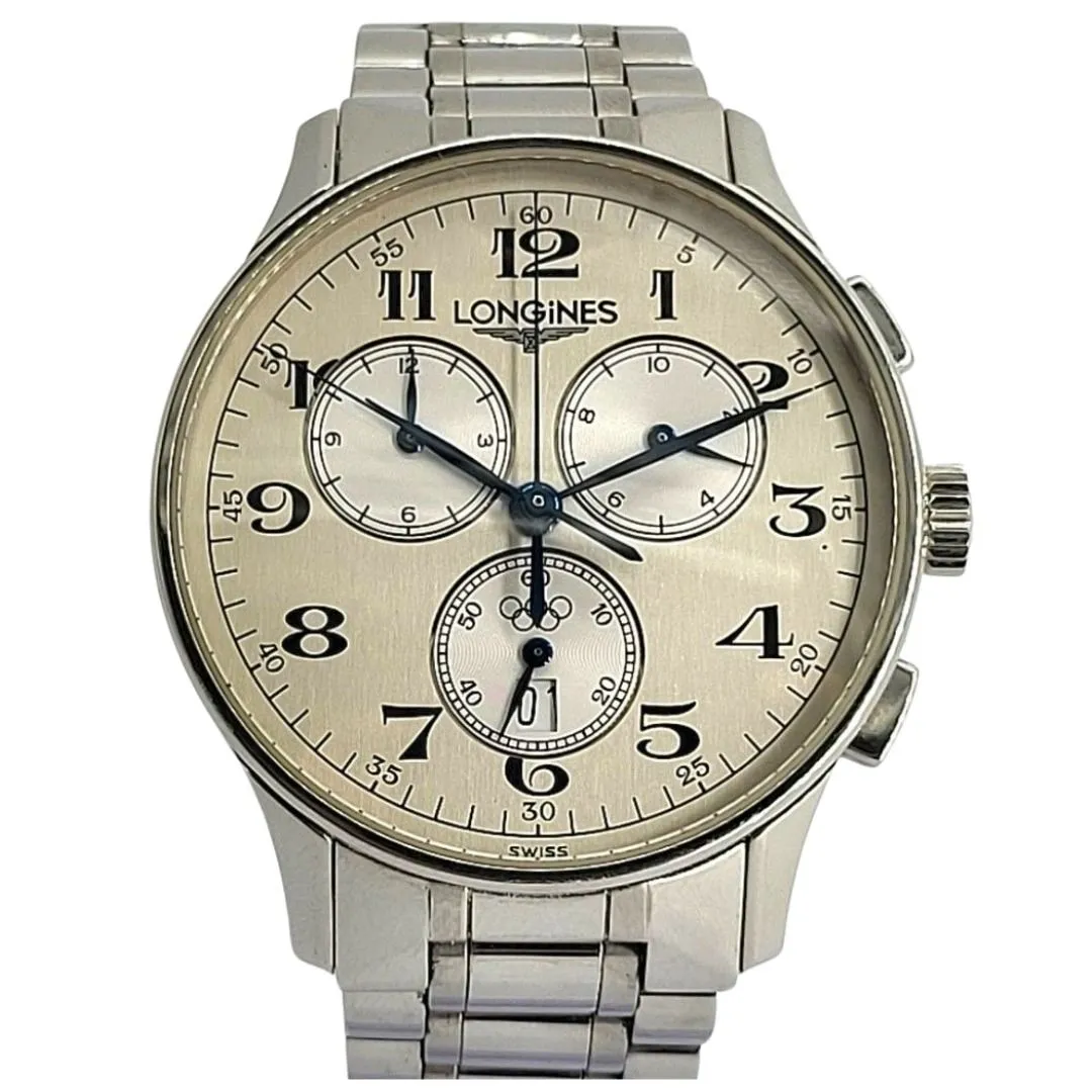 Longines Olympic Edition L2.649.4 Quartz Chronograph 40mm Watch