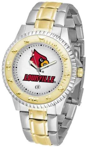 Louisville Cardinals Ladies Competitor Two-Tone Band Watch