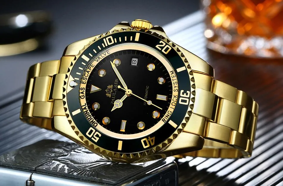 Luxury Automatic Date Dial Business Watch