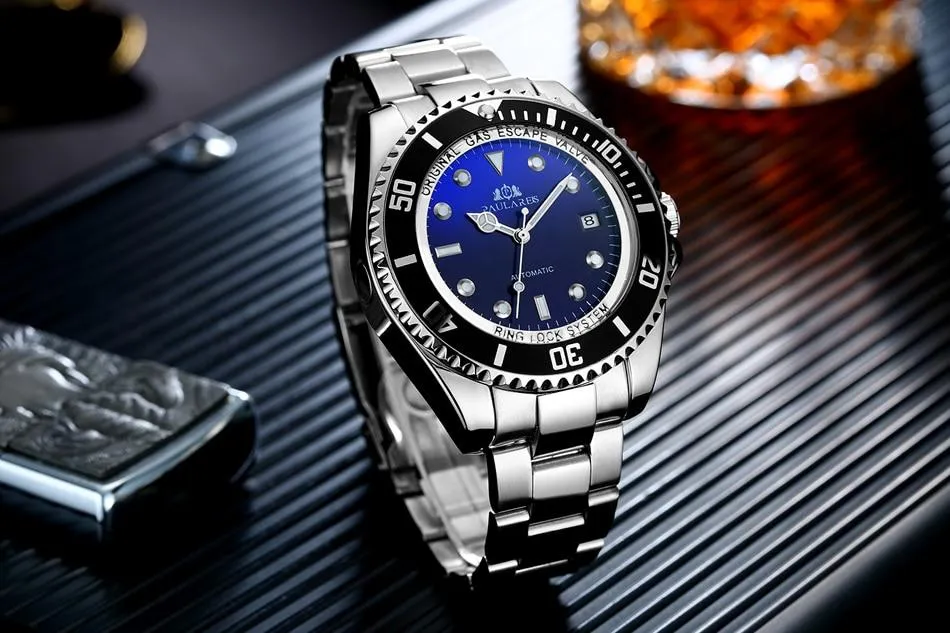 Luxury Automatic Date Dial Business Watch
