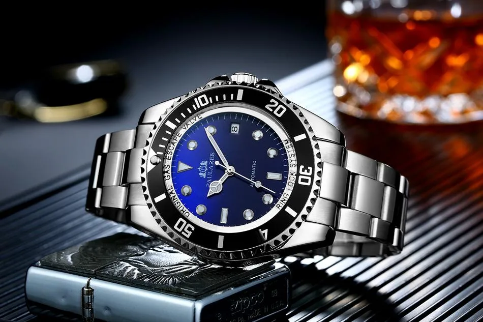 Luxury Automatic Date Dial Business Watch