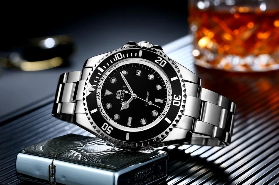 Luxury Automatic Date Dial Business Watch