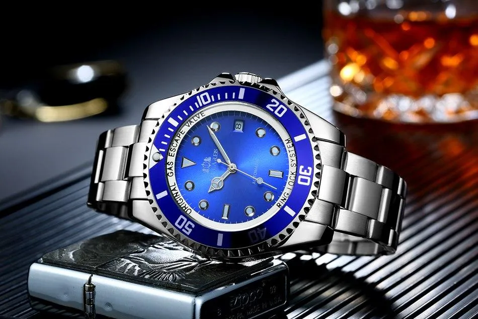 Luxury Automatic Date Dial Business Watch
