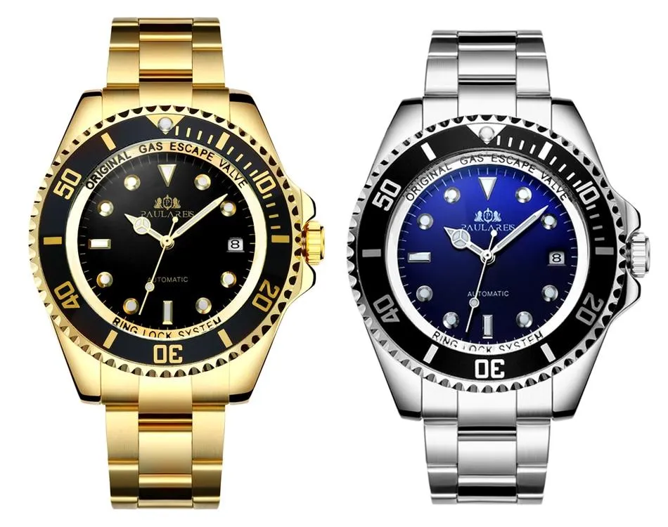 Luxury Automatic Date Dial Business Watch