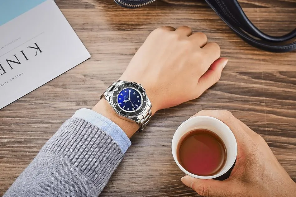 Luxury Automatic Date Dial Business Watch