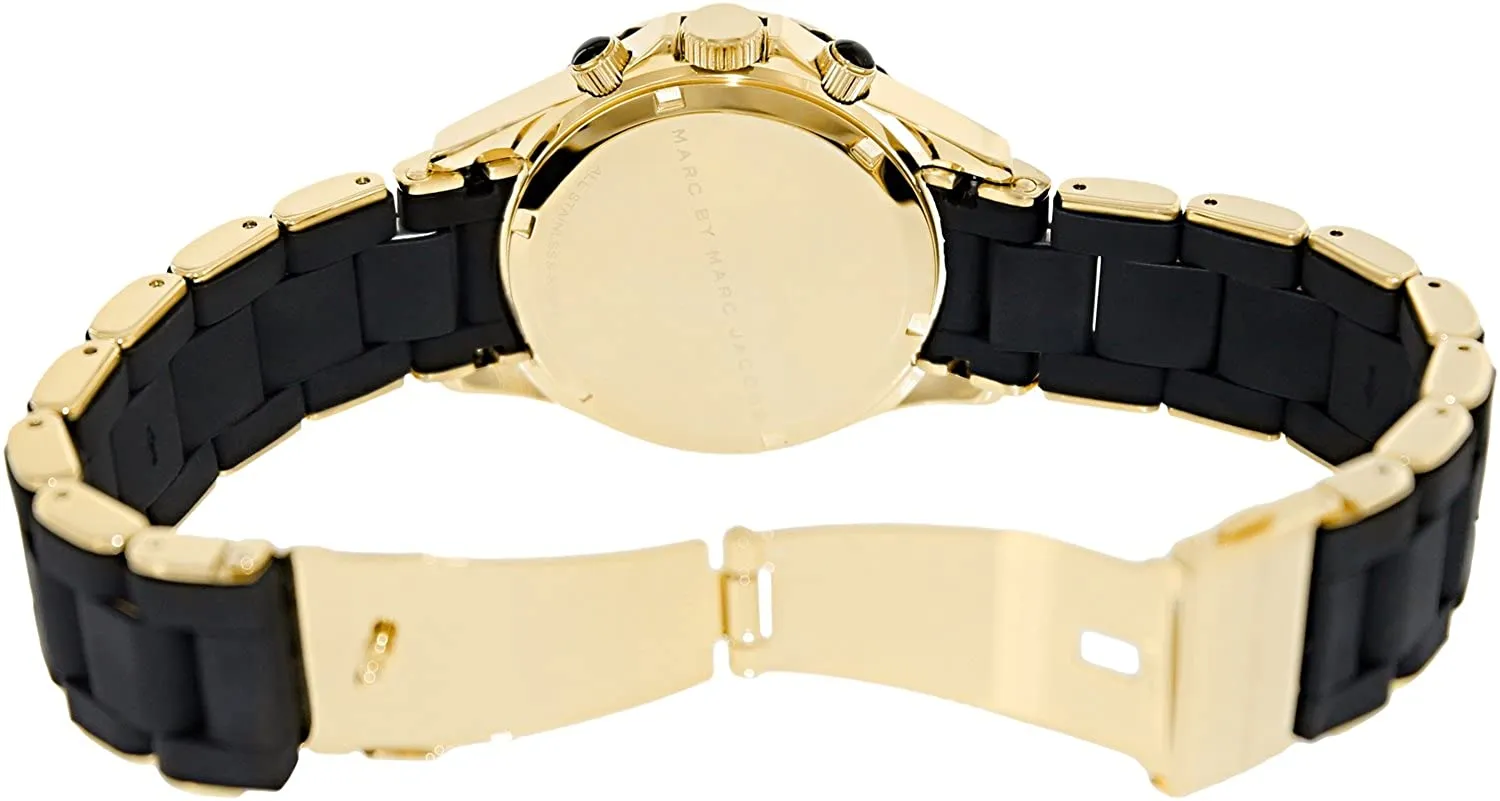 Marc By Marc Jacobs Rock Matte Black Chronograph Watch MBM2598