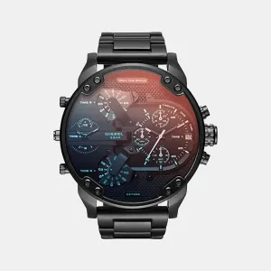 Men's Brown Stainless Steel Chronograph Watch DZ7395